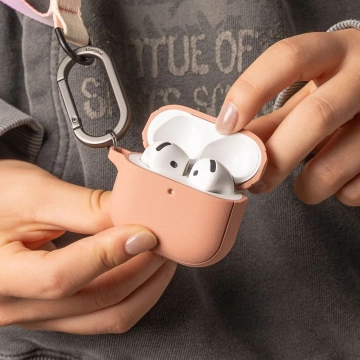 Etui do Apple AirPods 4 Ringke Onyx MagSafe Sage Green + Karabińczyk