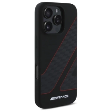 AMG Checkered Flag MagSafe Hardcase do iPhone 16 Pro Max 6,9″ – Czarny