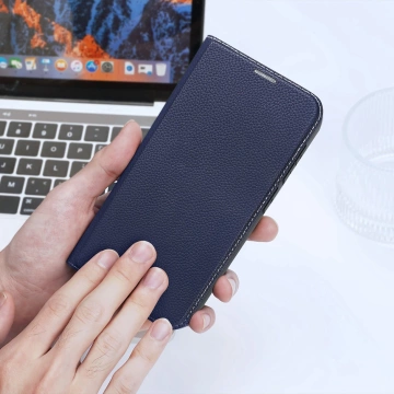 Etui ochronne Dux Ducis Skin X2 do Samsung Galaxy S23+ pokrowiec z klapką portfel podstawka niebieskie