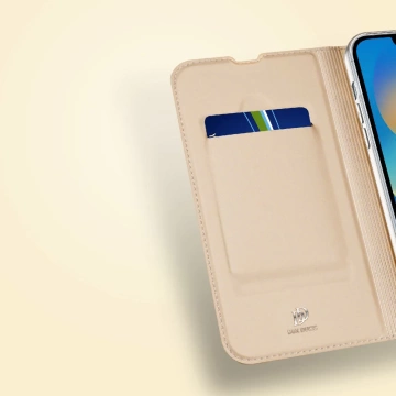 Dux Ducis Skin Pro kabura etui pokrowiec z klapką iPhone 14 Plus różowy