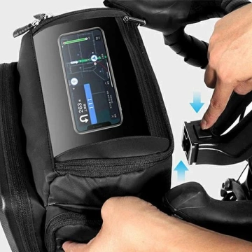 Torba na kierownicę rowerową Wildman 3L GS6 Wodoodporna do Smartfona