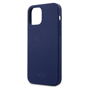 Etui na telefon Silicone Tone On Tone hardcase do iPhone 12 Pro Max granatowy/navy