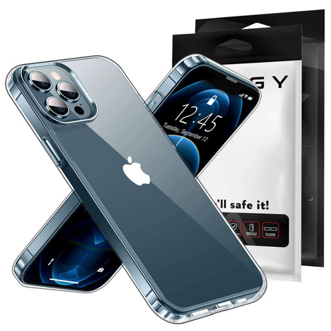 Etui ochronne obudowa Alogy Hybrid Case Super Clear do Apple iPhone 12 Pro Max Przezroczyste