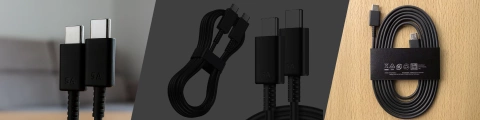 Kabel USB-C 5A 1.8 m Oryginalny Samsung EP-DX510, Szybkie Ładowanie, Przewód do Ładowarki i Transferu Danych, Czarny