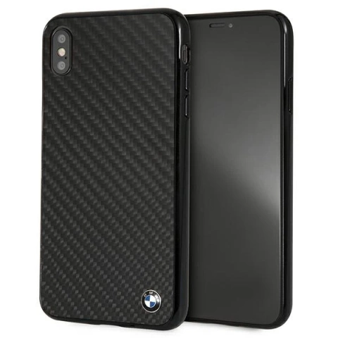 Etui ochronne na telefon hardcase BMW BMHCI65MBC do Apple iPhone Xs Max czarny/black Siganture-Carbon