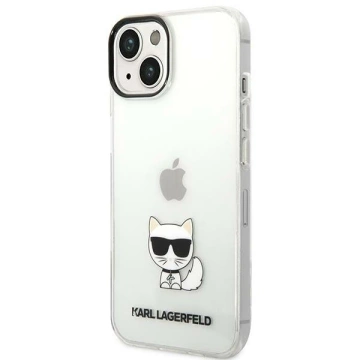 Etui ochronne na telefon Karl Lagerfeld KLHCP14MCTTR do Apple iPhone 14 Plus 6,7" hardcase przeźroczysty/transparent Choupette Body