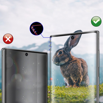 2x Szkło Hartowane UV do Samsung Galaxy S23 Ultra na cały ekran UVTG+ 2-PACK