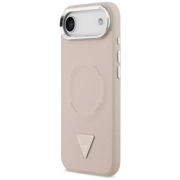 Etui Guess Triangle Logo MagSafe na iPhone 17 Air - Różowe