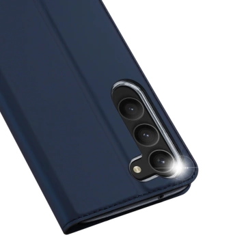 Dux Ducis Skin Pro Schutzhülle für Samsung Galaxy S23 Flip Card Wallet Stand Blau