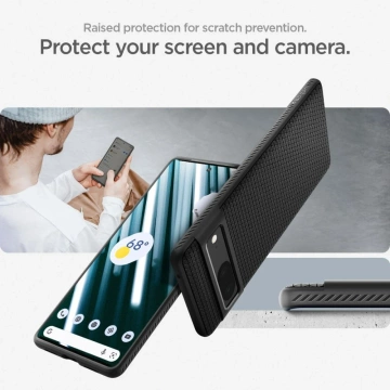 Etui na telefon Spigen Liquid Air do Google Pixel 7 Matte Black