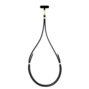 Universelles Smartphone-Lanyard 3mk EasyClip Elite Schwarz (Gold)