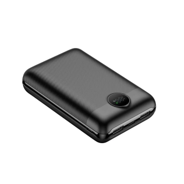 Powerbank Externer Akku (POWER BANK) VEGER S20 - 20.000 mAh LCD Quick Charge PD 22,5 W schwarz (W2053)