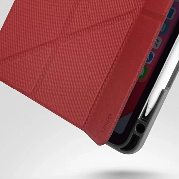 UNIQ etui Transforma Rigor iPad Air 10,9" 11" (2020/2022/2024) czerwony/coral red Atnimicrobial
