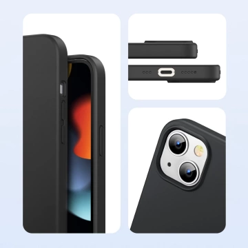 Ugreen Protective Silicone Case gummierte flexible Silikonhülle für iPhone 13 mini schwarz