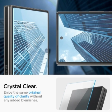 Spigen Glas.tR „Ez Fit“ gehärtetes Glas 2er-Pack für Samsung Galaxy Z Fold 6 Clear