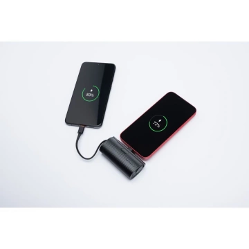 FORCELL F-ENERGY Power Plug F5K3 Powerbank z Wbudowanym Złączem Lightning PD 20W 5000 mAh Czarny