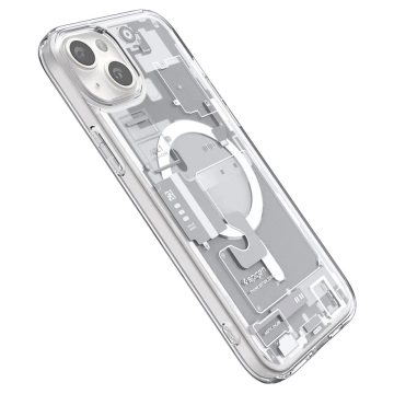 Spigen Ultra Hybrid Mag Mag Safe für Apple iPhone 15 Zero One Weiß