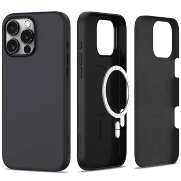 Etui do iPhone 16 Pro Tech-Protect Silicone MagSafe Matte Black