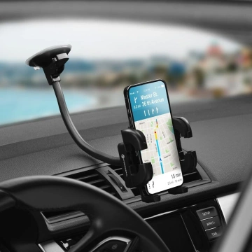 Forcell Regular 2in1 Autohalterung Gitter/Glasarm 27cm Schwarz