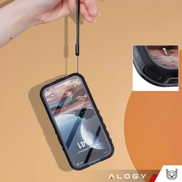 Alogy HydroArmor™ IP68 wasserdichte Hülle mit transparenter Rückseite, 360-Panzerabdeckung für MagSafe für Apple iPhone 16 Plus