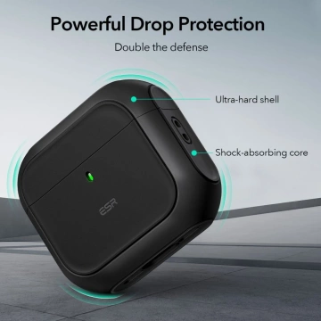 Schutzhülle für ESR Orbit Halolock MagSafe Apple AirPods 4 Black Kopfhörer