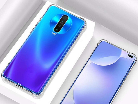 Etui pancerne ShockProof Alogy do Xiaomi Redmi K30/ Poco X2 przezroczyste + Szkło Alogy