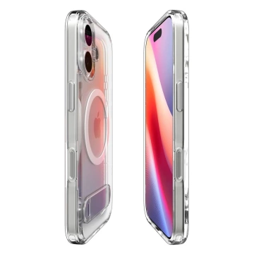 Etui do iPhone 17 Spigen Ultra Hybrid ”S” Mag MagSafe Clear/White