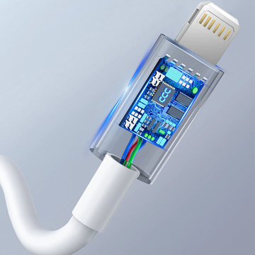 Ładowarka sieciowa Alogy szybka USB-C PD 20W + Kabel Lightning 1m Biały + Etui