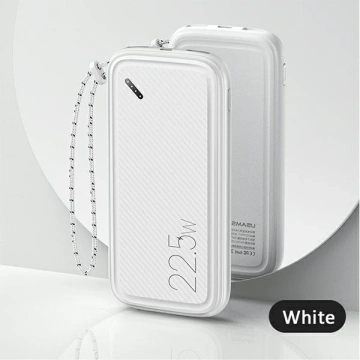 USAMS Powerbank PB56 10000mAh 22.5W 2xQC3.0 PD Schnellladung weiß/weiß 10KCD15102 (US-CD151)