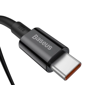 Baseus Superior Kabel USB Typ C - USB Typ C Kabel Schnellladung Quick Charge / Power Delivery / FCP 100W 5A 20V 2m schwarz (CATYS-C01)