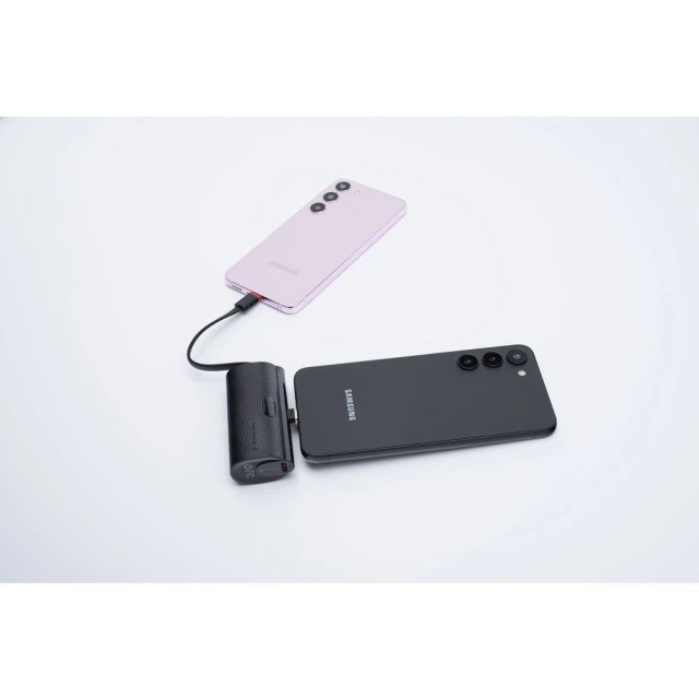 FORCELL F-ENERGY Power Plug F5K3 Powerbank mit integriertem Typ-C PD-Anschluss 20W 5000mAh Schwarz