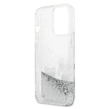 Etui Karl Lagerfeld KLHCP13LGKCS do 13 Pro / 13 6,1" hardcase Liquid Glitter Karl&Choupette