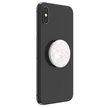 Uchwyt i podstawka do telefonu Popsockets 2 Iridescent Confetti White 