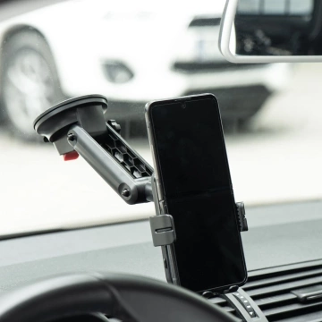 Autohalterung Ladegerät FORCELL F-GRIP HS4 Induktion 15W schwarz