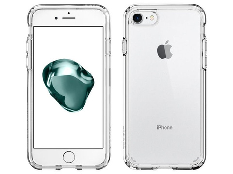 Spigen Ultra Hybrid 2 Hülle Apple iPhone 7/8 / SE 2022/2020 Crystal Clear Glass Alogie