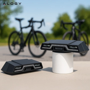 Lampka rowerowa tylna Alogy TrailFlash R6 na tył roweru oświetlenie LED światełko światło tylnie z funkcjami migotania 6 trybów wodoodporna