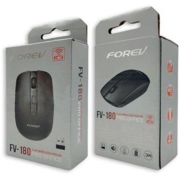 Forev FV-180 Schwarze kabellose Business-USB-Maus