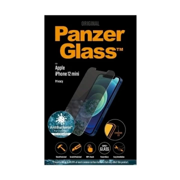 PanzerGlass Standard Super für iPhone 12 Mini Datenschutz Antibakteriell