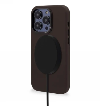 Decoded – skórzana obudowa ochronna do iPhone 14 Pro Max kompatybilna z MagSafe (brown)