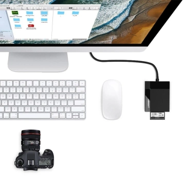 UGREEN USB 3.0 SD / Micro SD / CF / MS Speicherkartenleser schwarz (30231)