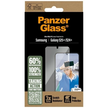 Szkło hartowane do Samsung Galaxy S25+ Plus PanzerGlass Ultra-Wide Fit