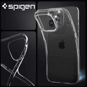 Hülle für iPhone 15 Pro Max Spigen Liquid Crystal Case, Schutzhülle für das Crystal Clear-Telefon