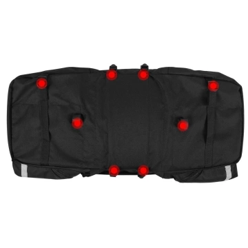Wozinsky 60L geräumige Fahrradträgertasche (Regenhülle inklusive) schwarz (WBB13BK)