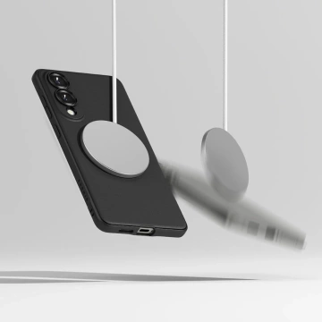 Etui für Samsung Galaxy S25 Edge Ringke Onyx Magnetic MagSafe Czarny