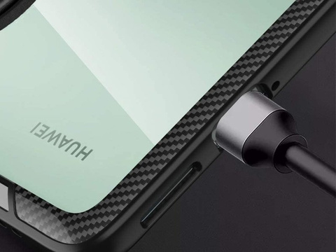 Etui Alogy Ring Holder Clear Armor do Huawei P40 czarne