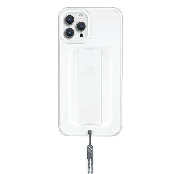 UNIQ-Hülle Heldro iPhone 12 Pro Max 6,7 "weiß / Naturfrost Antimikrobiell