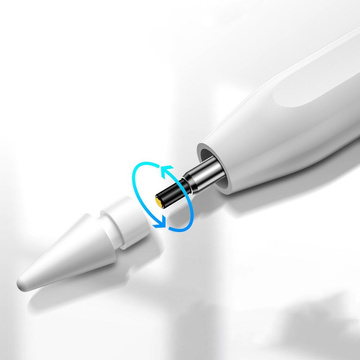 Rysik precyzyjny magnetyczny indukcyjny długopis Active Stylus Pen ”2” do Apple iPad White