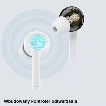 T12 AWEI TWS Bluetooth kabelloser Sportkopfhörer Weiß
