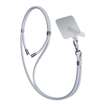 Universelles Smartphone-Lanyard 3mk EasyClip Grey (Silber)