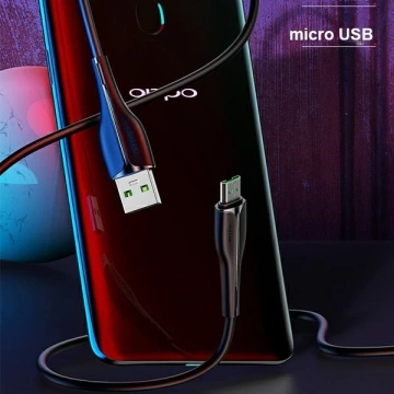 USAMS Kabel U38 microUSB 4A Schnellladung für OPPO 1m weiß